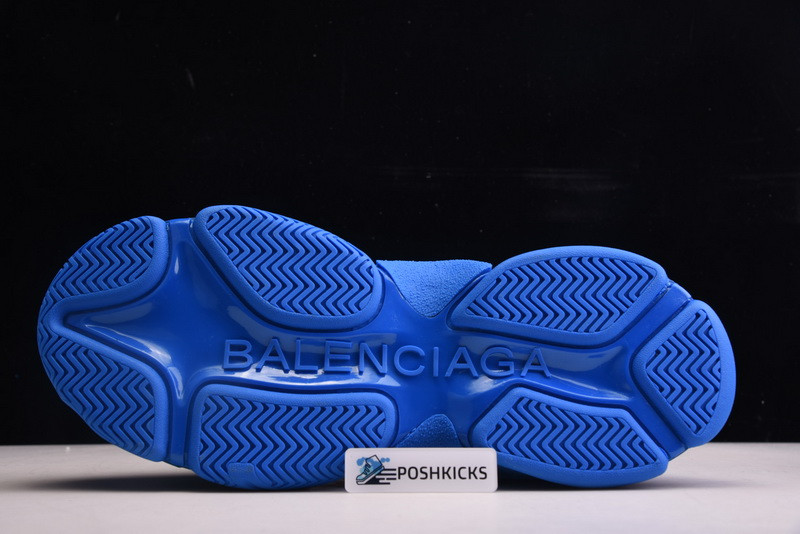 Ba*len*cia*ga triple s sneakers (blue with logo) 536737 w0612 0848