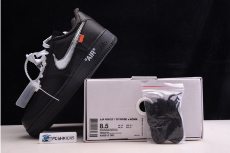 OW NIKE AIR FORCE 1 LOW BLACK AV5210-001