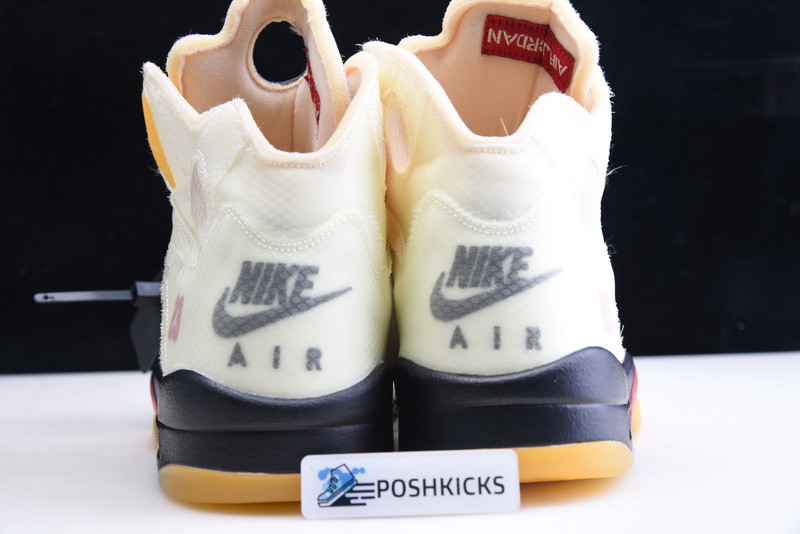 OW AIR JORDAN 5 SAIL FIRE RED DH8565-100