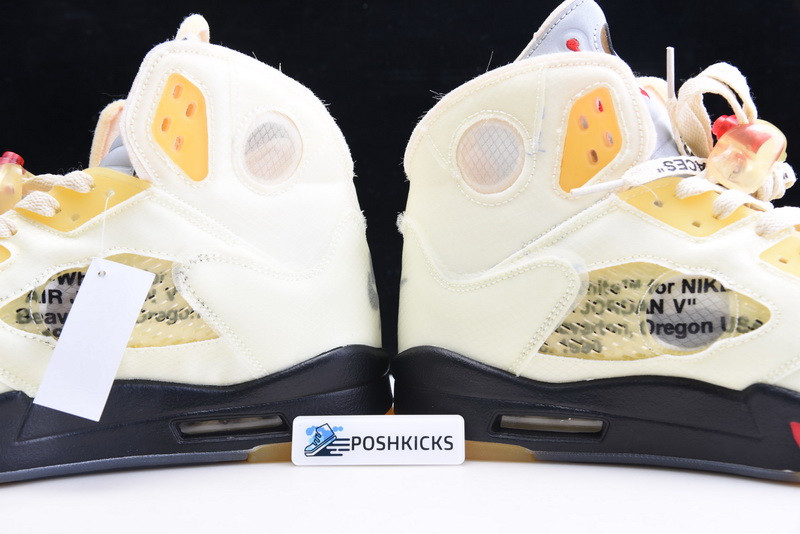 OW AIR JORDAN 5 SAIL FIRE RED DH8565-100
