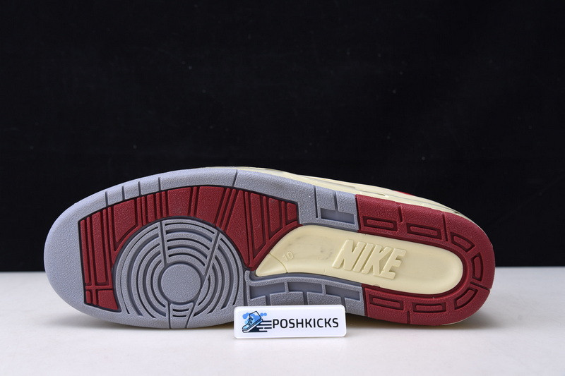 OW x Air Jordan 2 Low Red DJ4375-106