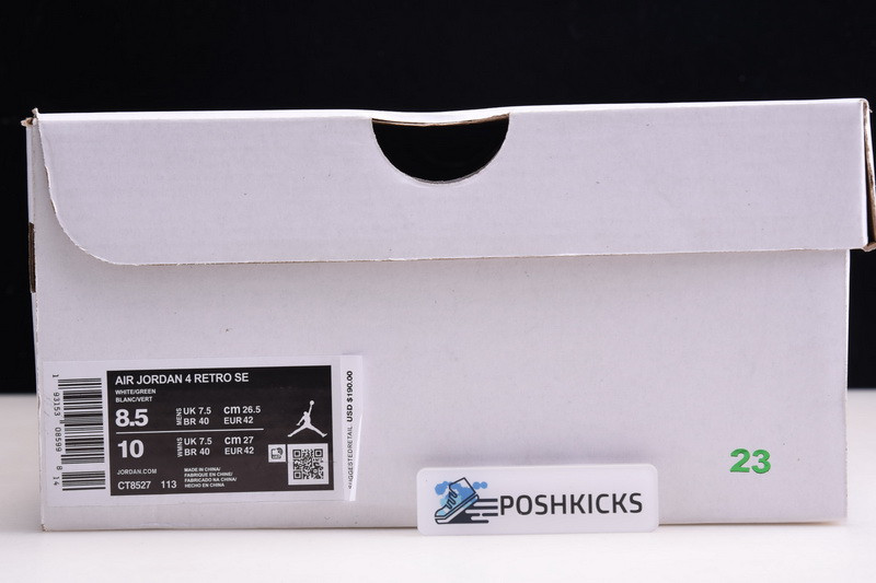 Jordan 4 Retro Metallic Green CT8527‑113