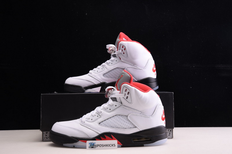 AIR JORDAN 5 FIRE RED 3M SILVER TONGUE 2020 DA1911-102