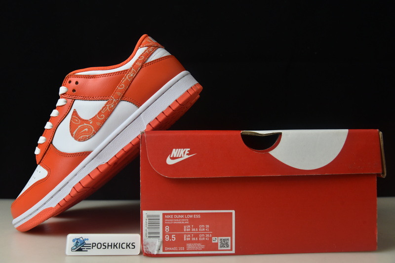 NIKE DUNK LOW ESSENTIAL PAISLEY PACK ORANGE (W) DH4401-103
