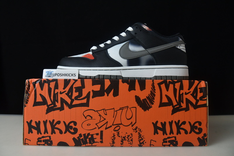 Nike Dunk Low Graffiti Black Red DM0108-001