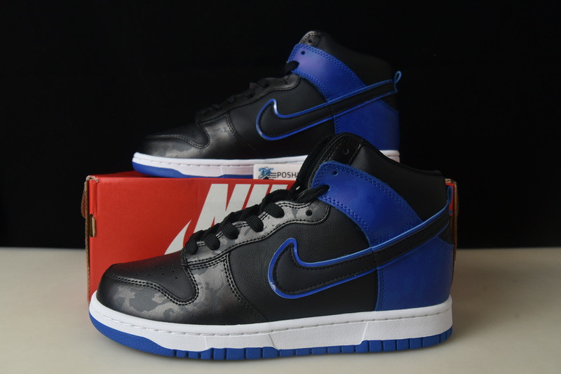 Nike Dunk High SE Camo Black Royal DD3359-001