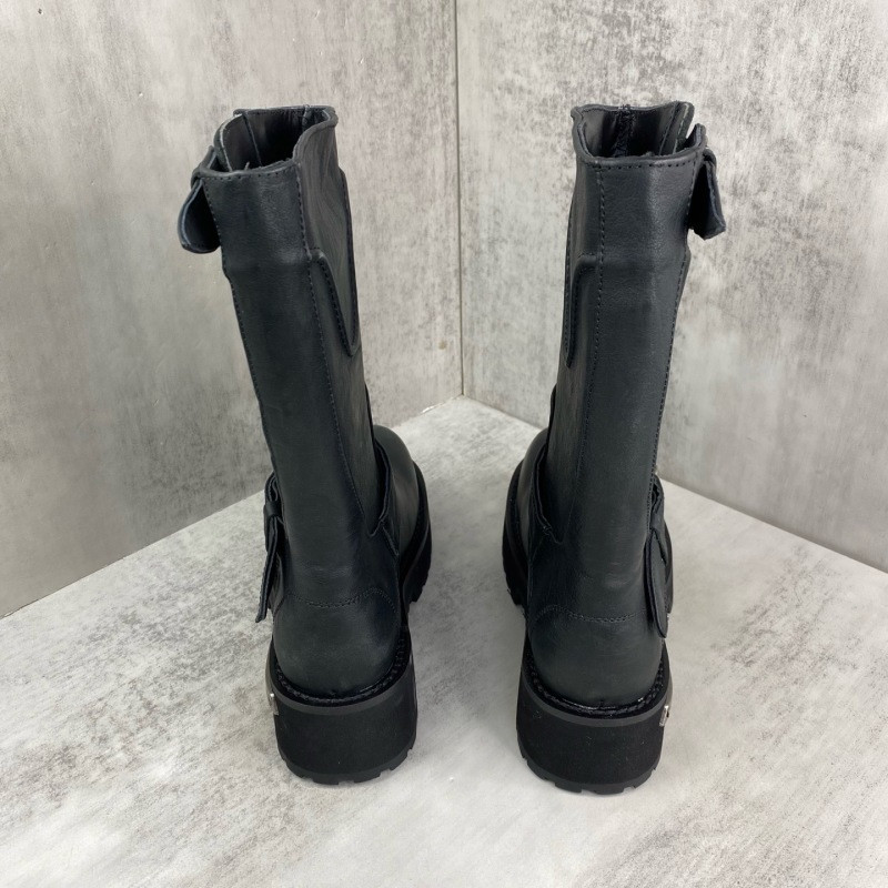 BALENCIAGA Venom leather biker boots
