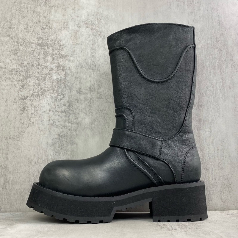 BALENCIAGA Venom leather biker boots