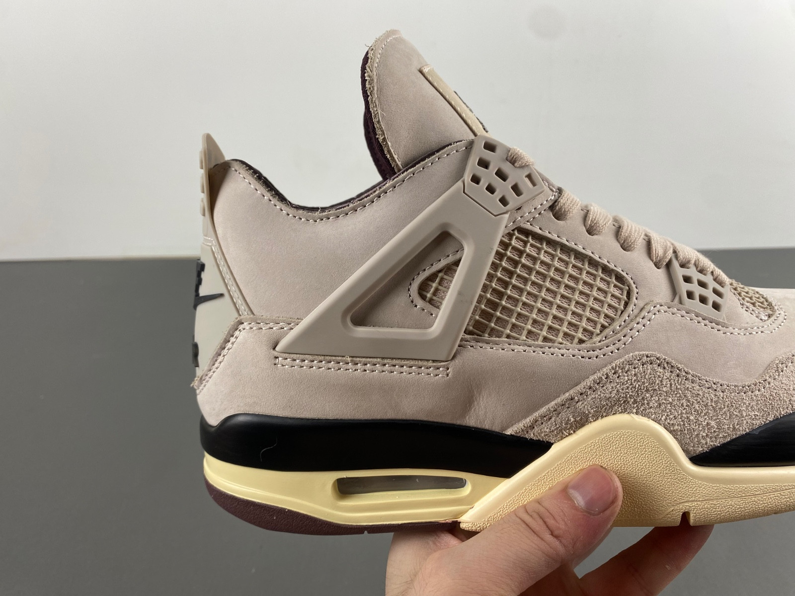 A Ma Maniere x Air Jordan 4 Fossil Stone FZ4810-200