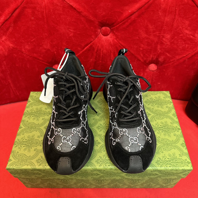 G*u*i run lace-up sneakers