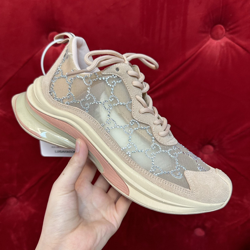 G*u*i run lace-up sneakers