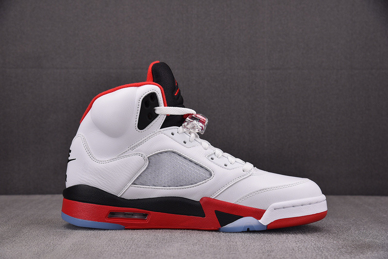 Air Jordan 5 Fire Red Black Tongue 2025 HQ7978-101