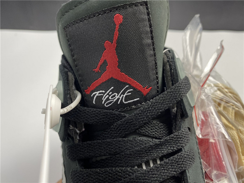 OW X AIR JORDAN 4 “BRED” CV9388-001