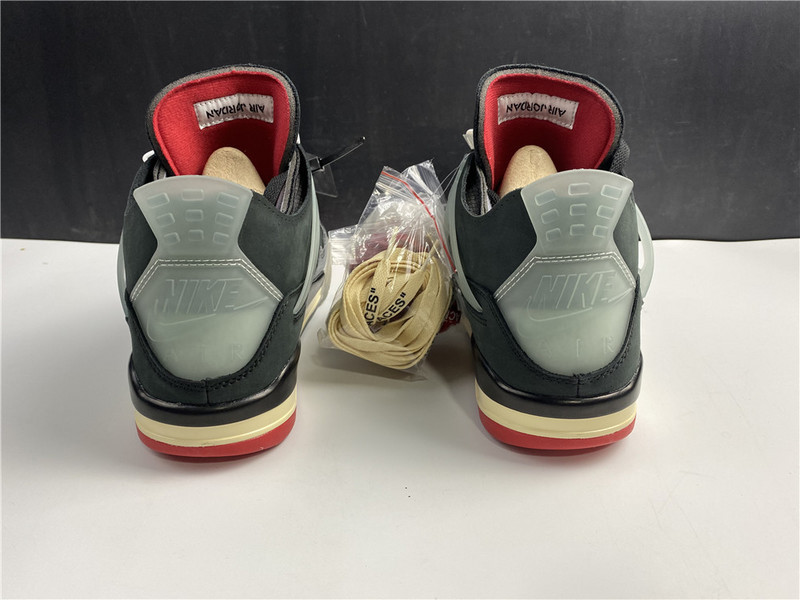 OW X AIR JORDAN 4 “BRED” CV9388-001