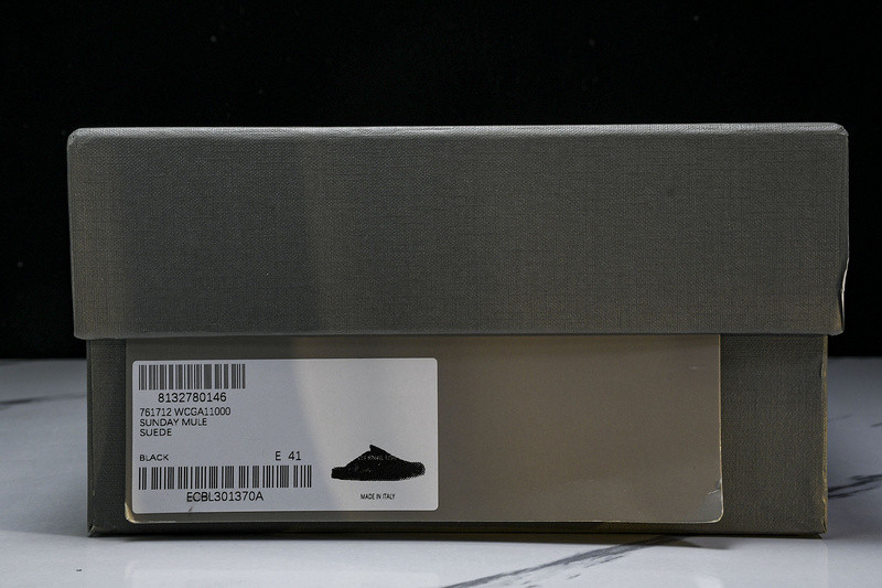 Ba*len*cia*ga Ba*len*cia*ga black ‘sunday’ suede slides