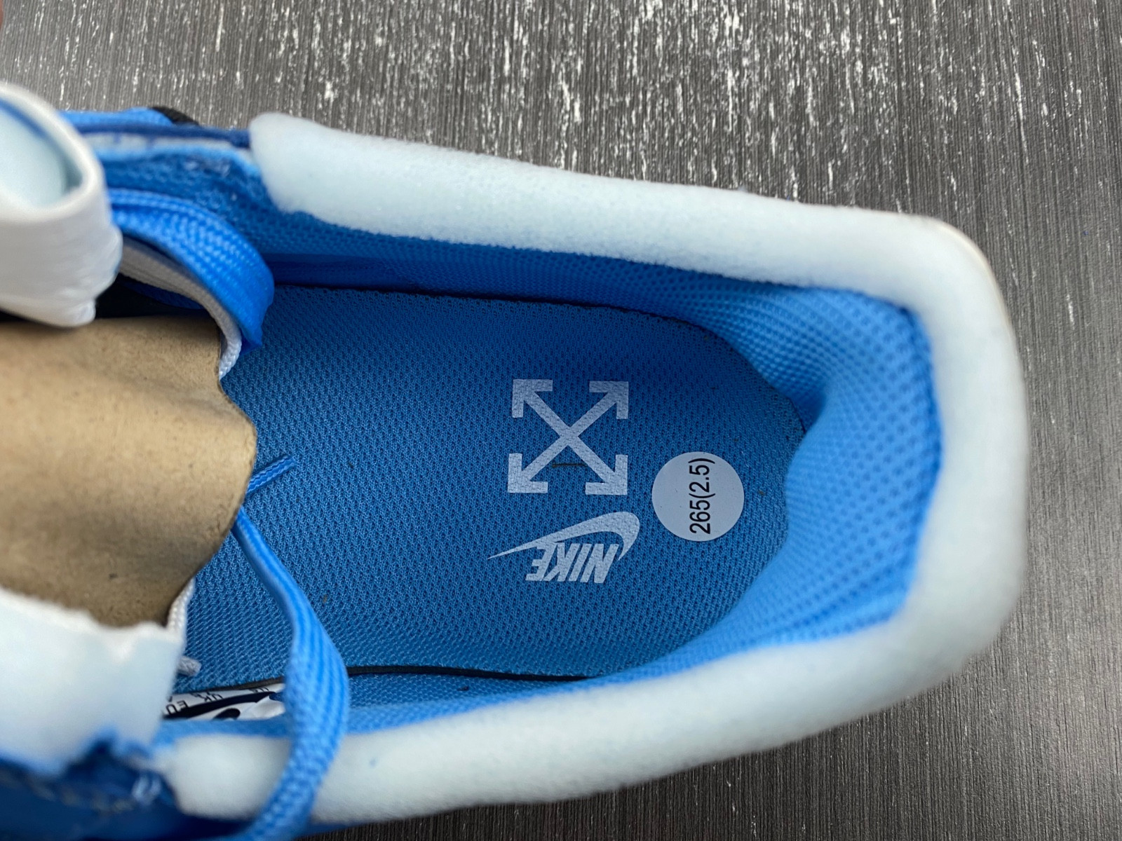 NIKE OW X AIR FORCE 1 LOW UNIVERSITY BLUE Cl1173-400