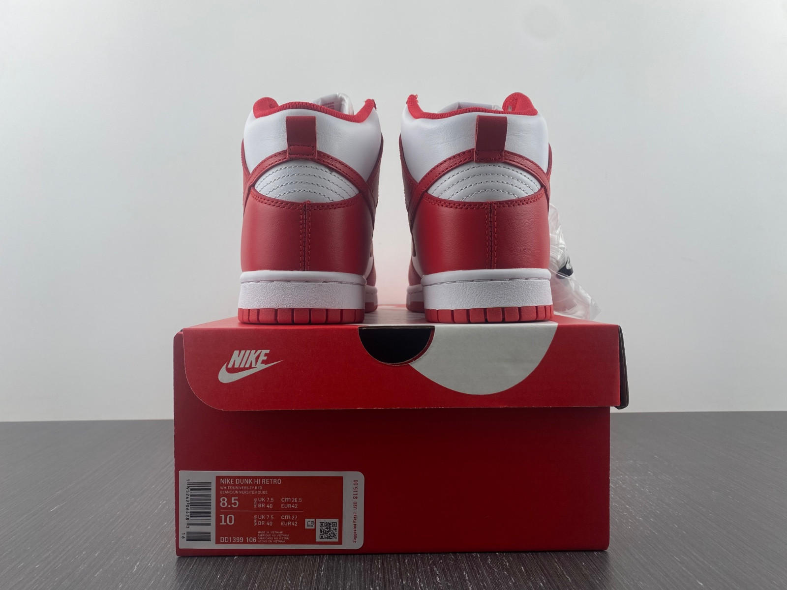 Nike Dunk High Championship White Red DD1399-106