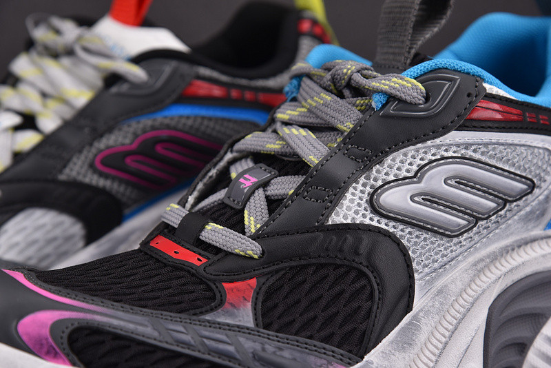 BALENCIAGA Black&Red Platform Sneaker