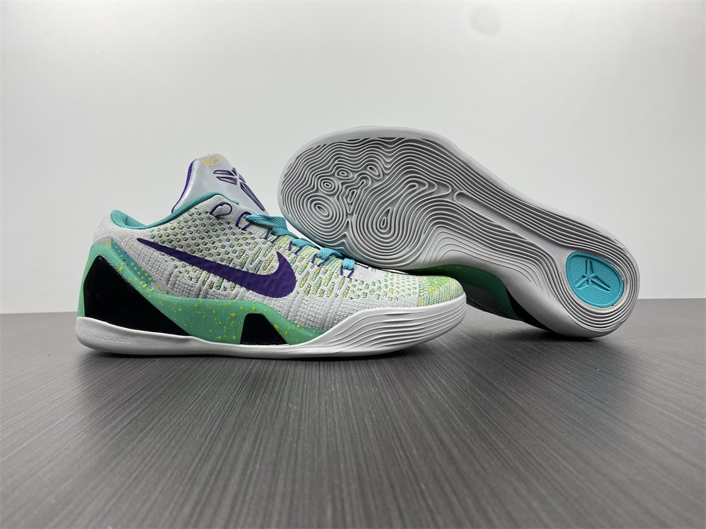 Nike Zoom Kobe IX Grey Green 630487-005