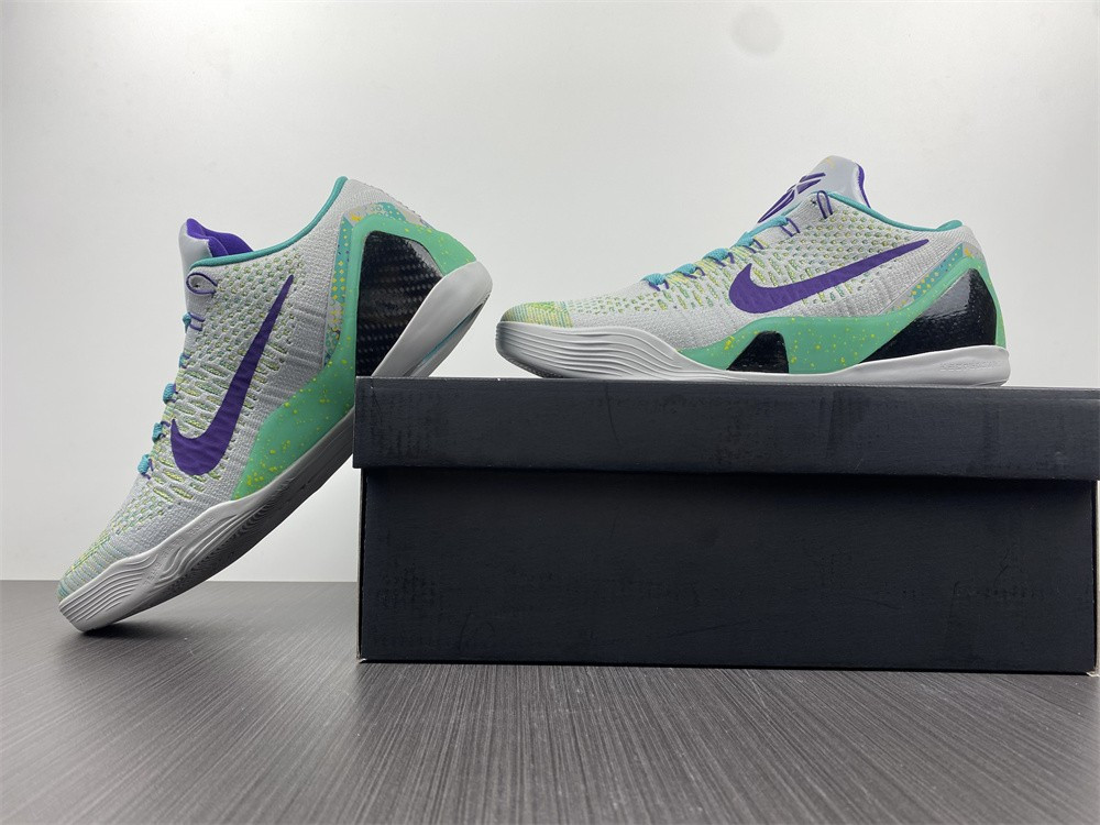 Nike Zoom Kobe IX Grey Green 630487-005