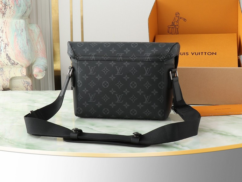 Louis Vuitton Messenger Voyager Monogram Eclipse PM Black