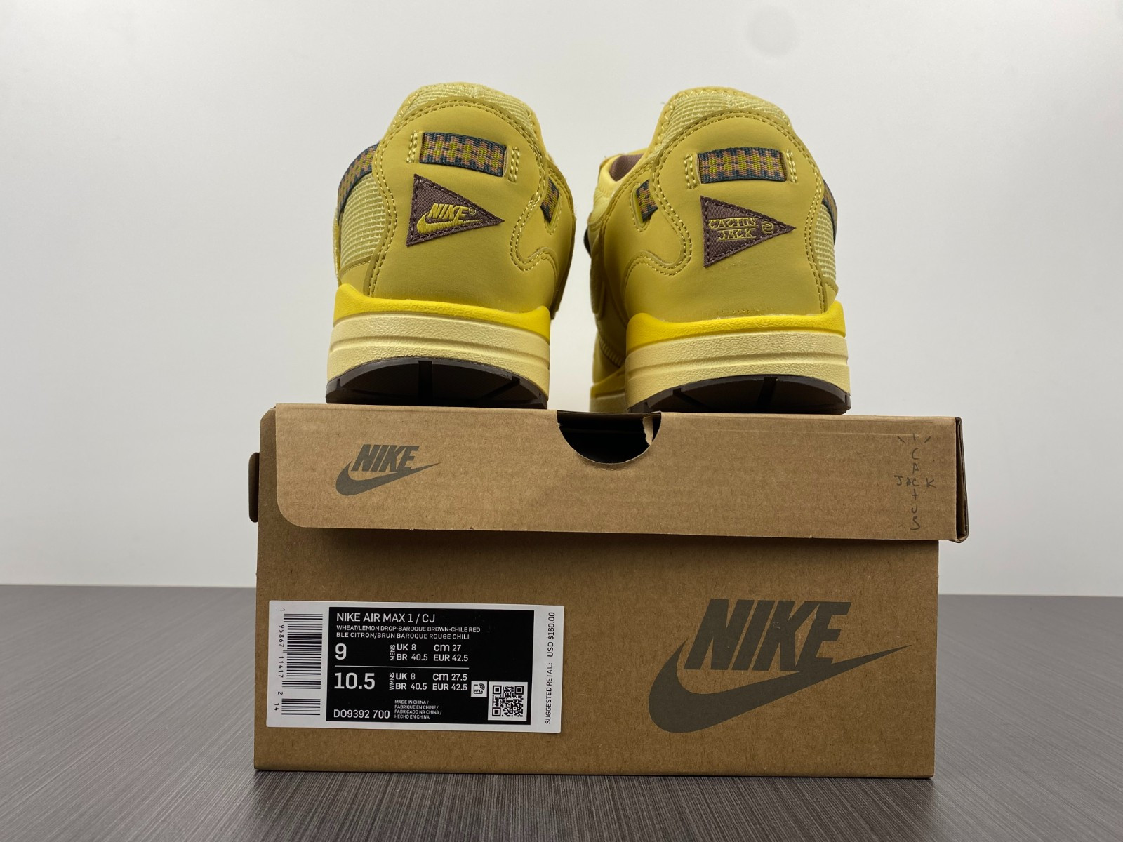 Travis Scott x Nike Air Max 1 "Wheat" DO9392-700