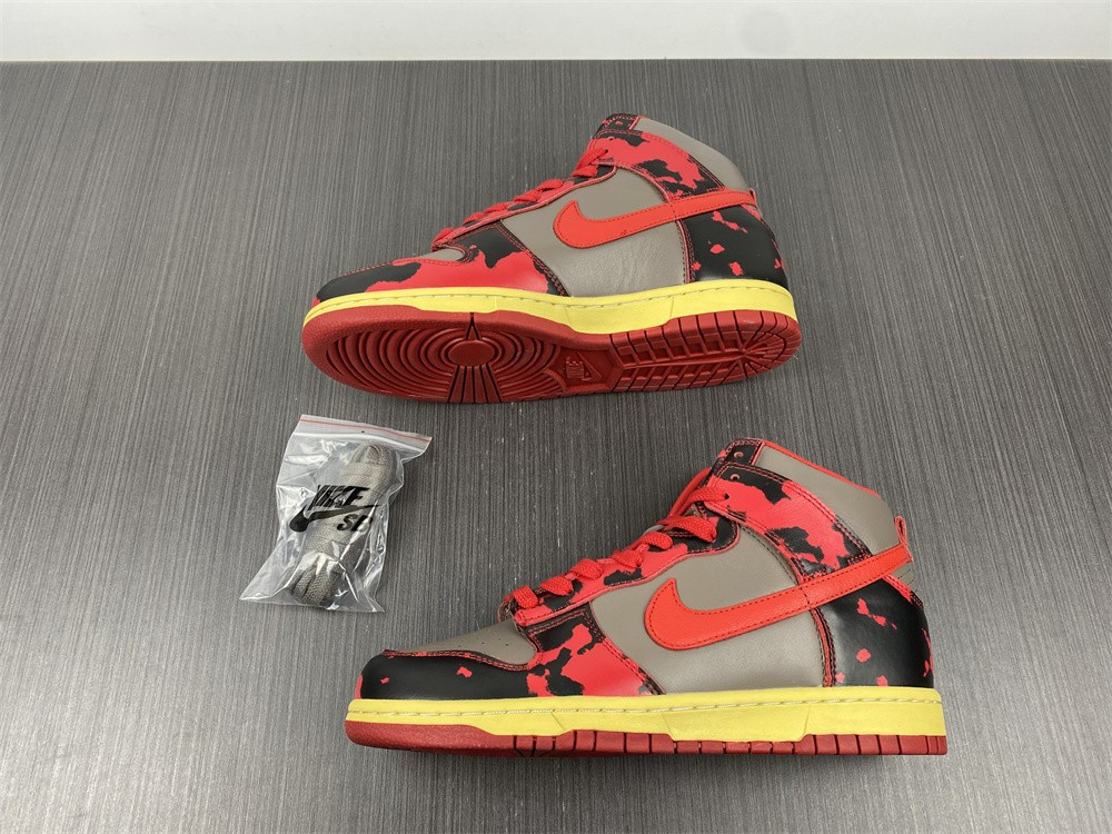 Nike Dunk High 1985 Red Acid Wash DD9404-600