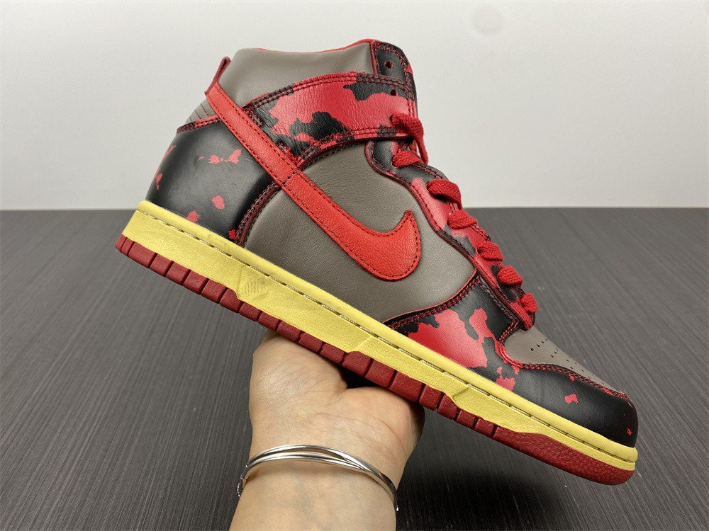Nike Dunk High 1985 Red Acid Wash DD9404-600