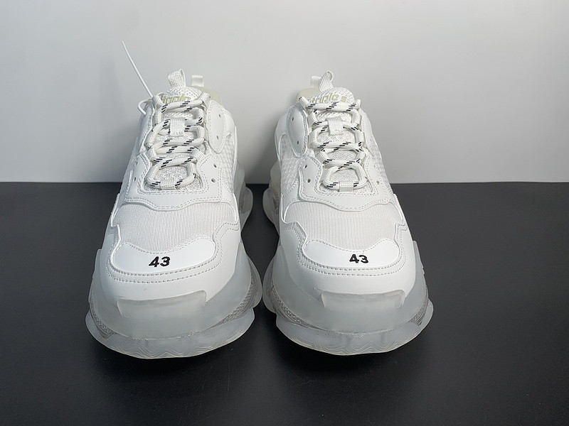 Ba*len*cia*ga triple s white clear sole 544351w09e19000