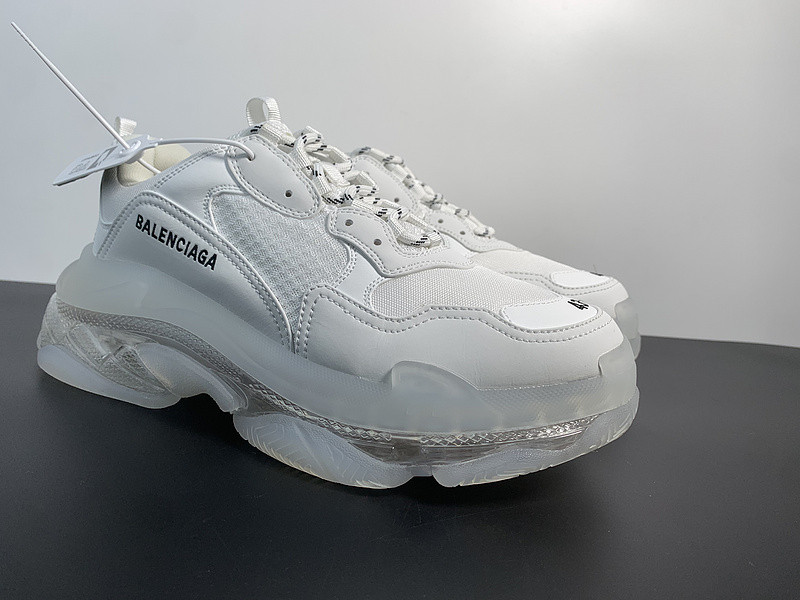 Ba*len*cia*ga triple s white clear sole 544351w09e19000