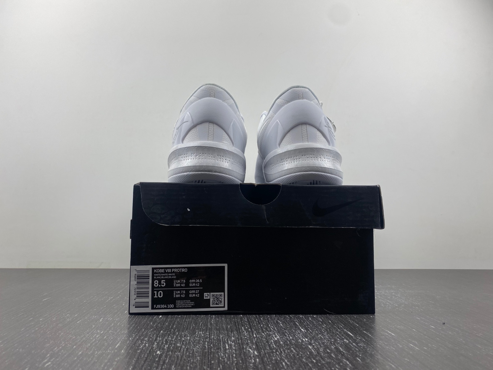 Nike Kobe 8 Protro Triple White FJ9364-100
