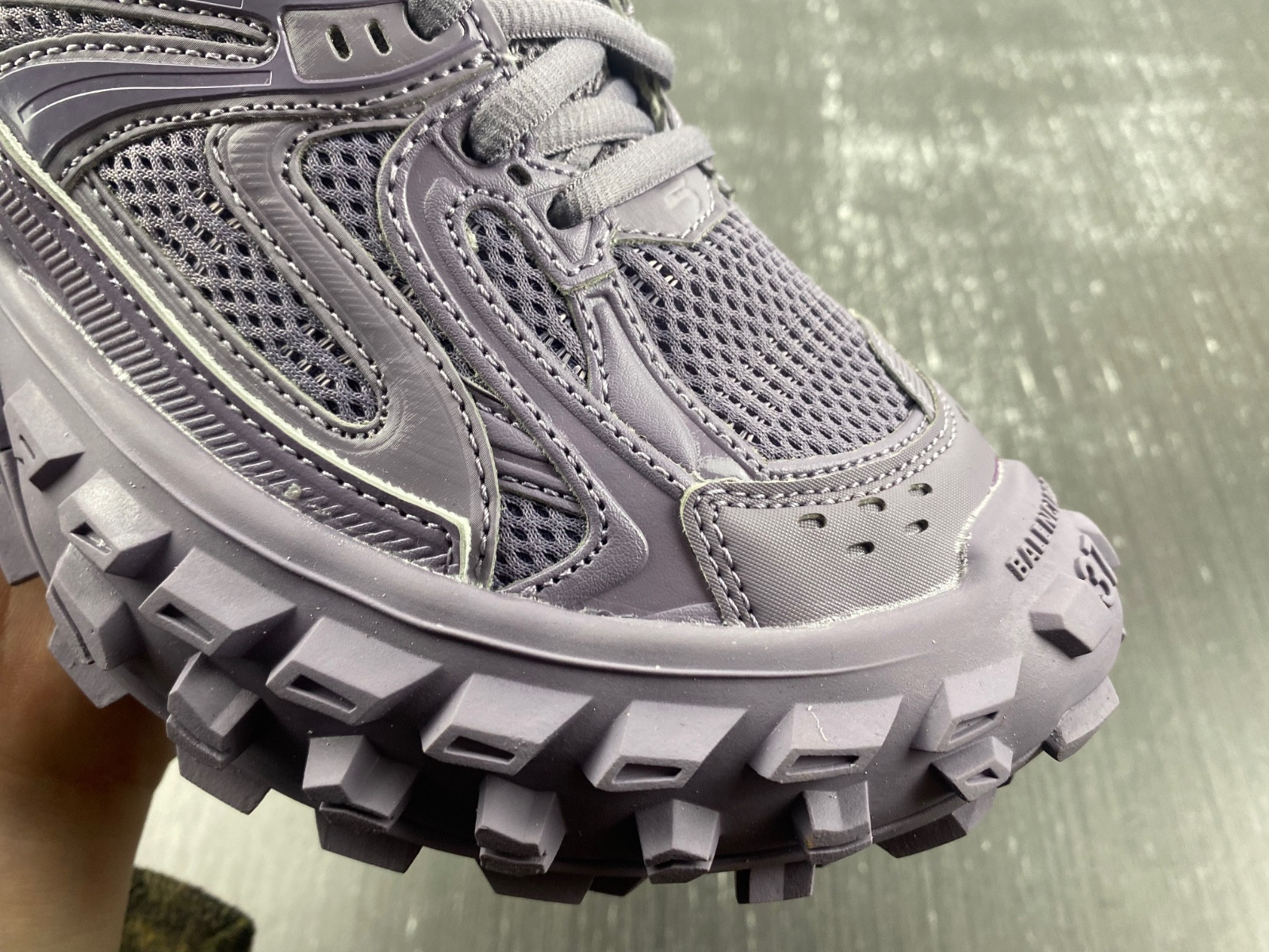 Ba*len*cia*ga bouncer chunky-sole sneakers