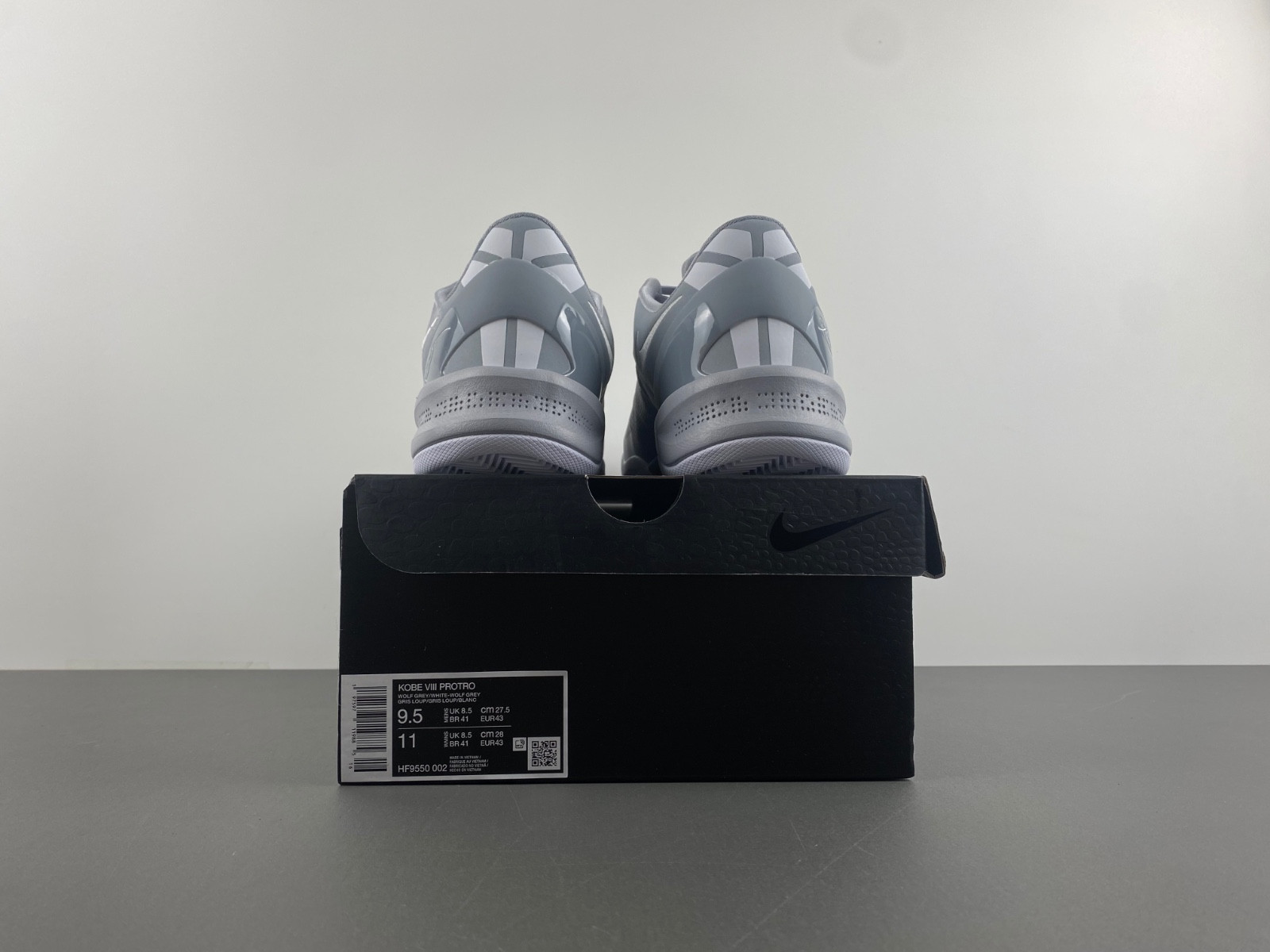 NIKE KOBE 8 PROTRO “WOLF GREY” HF9550-002
