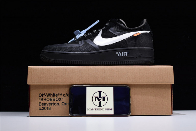 OW Nike Air Force 1 Low Black AO4606-001