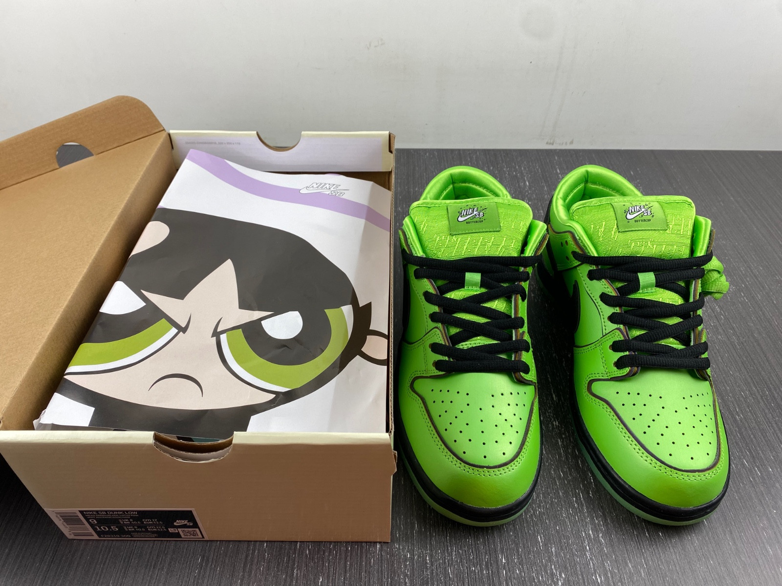 Powerpuff Girls Nike SB Dunk Low "Buttercup" FZ8319-300