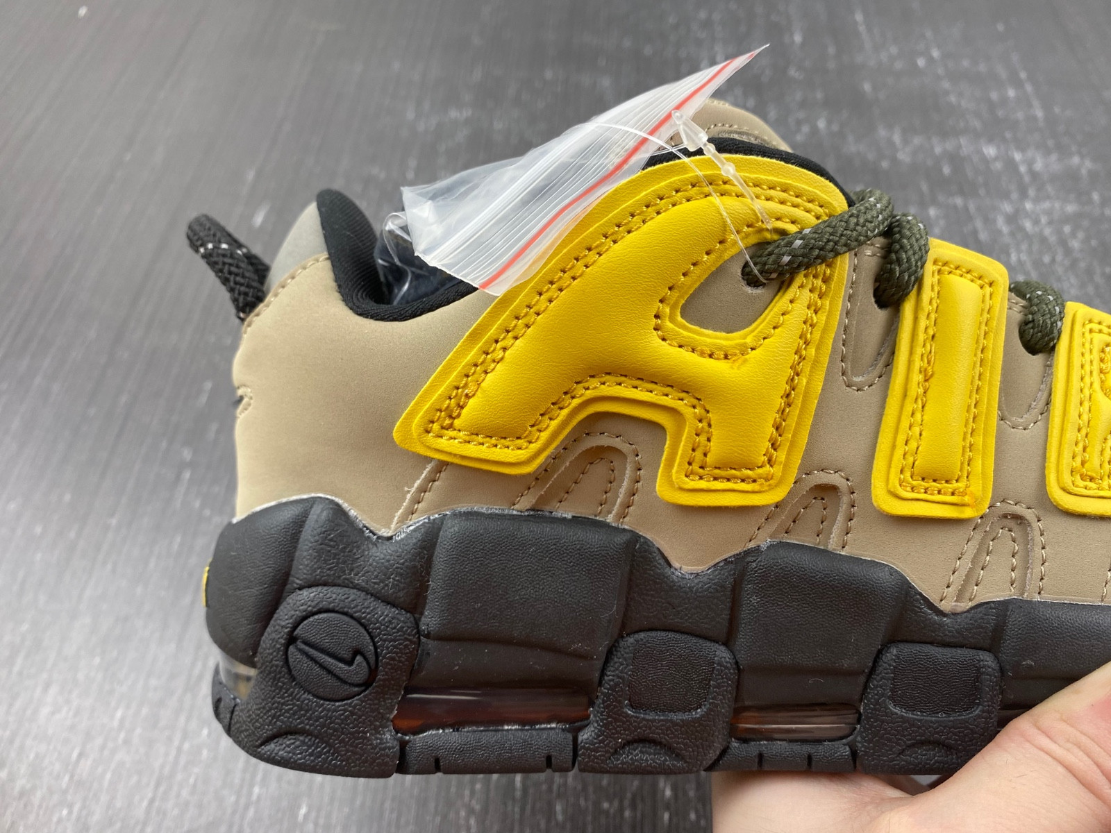 Nike Air More Uptempo Low AMBUSH Vivid Sulfur Limestone FB1299-200