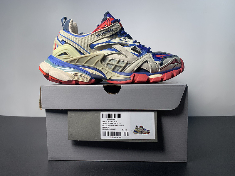 Ba*len*cia*ga track.2 beige blue red 568615 w2gn2 8570