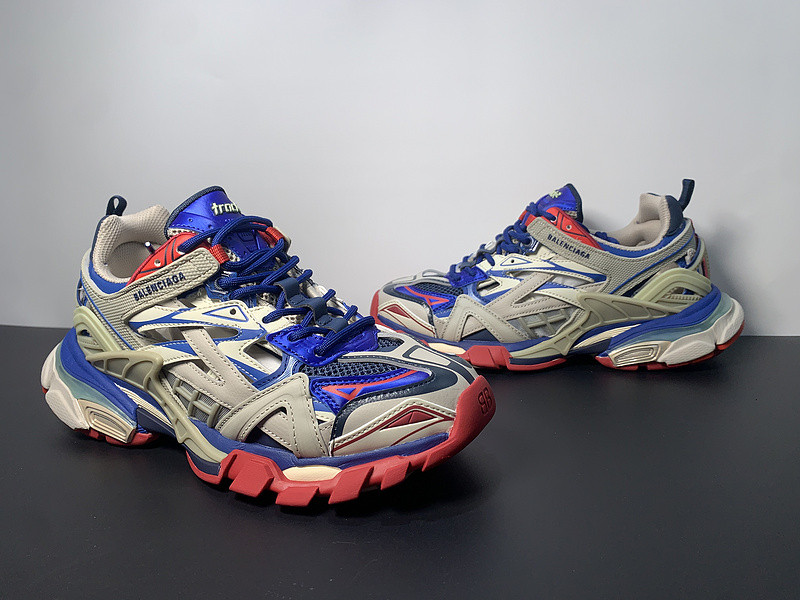 Ba*len*cia*ga track.2 beige blue red 568615 w2gn2 8570