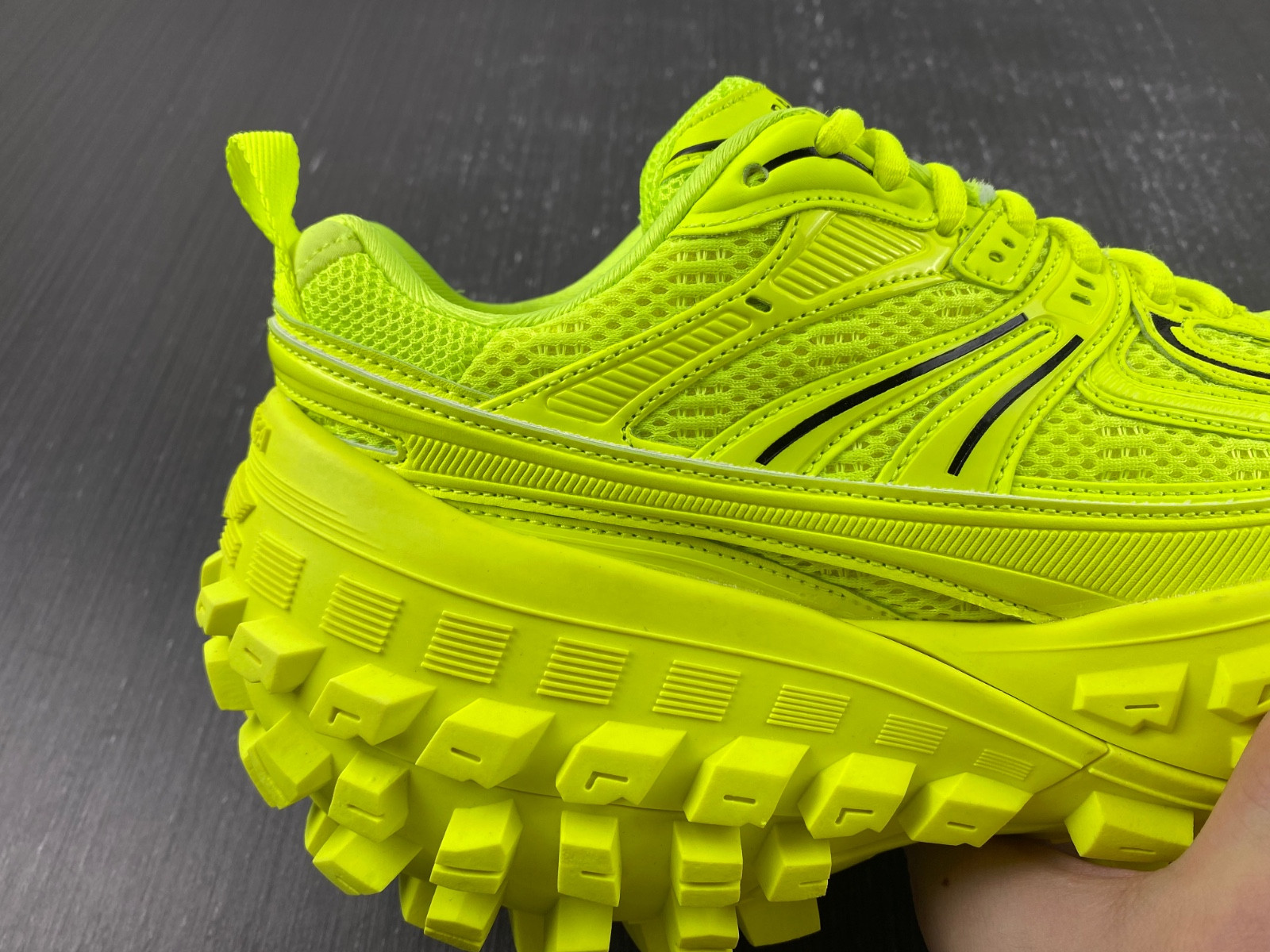 Ba*len*cia*ga bouncer chunky-sole sneakers