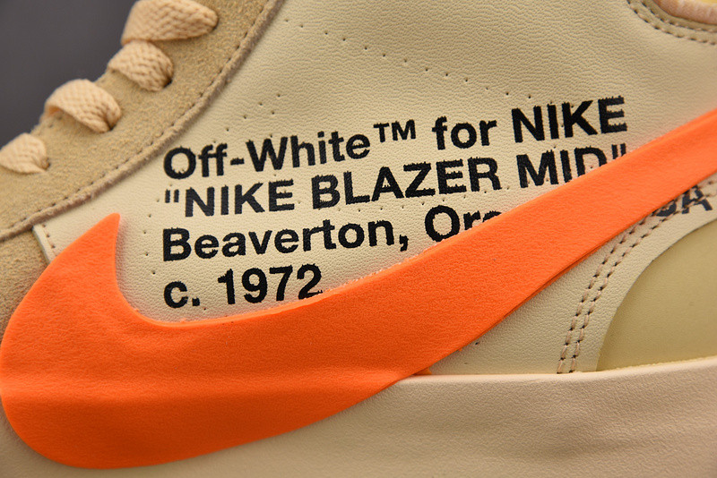 OW X NIKE BLAZER MID ALL HALLOWS EVE AA3832-700