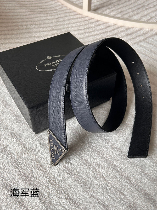 prada belt (navy blue)