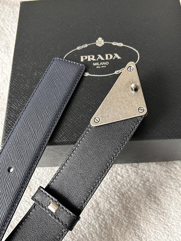 prada belt (navy blue)