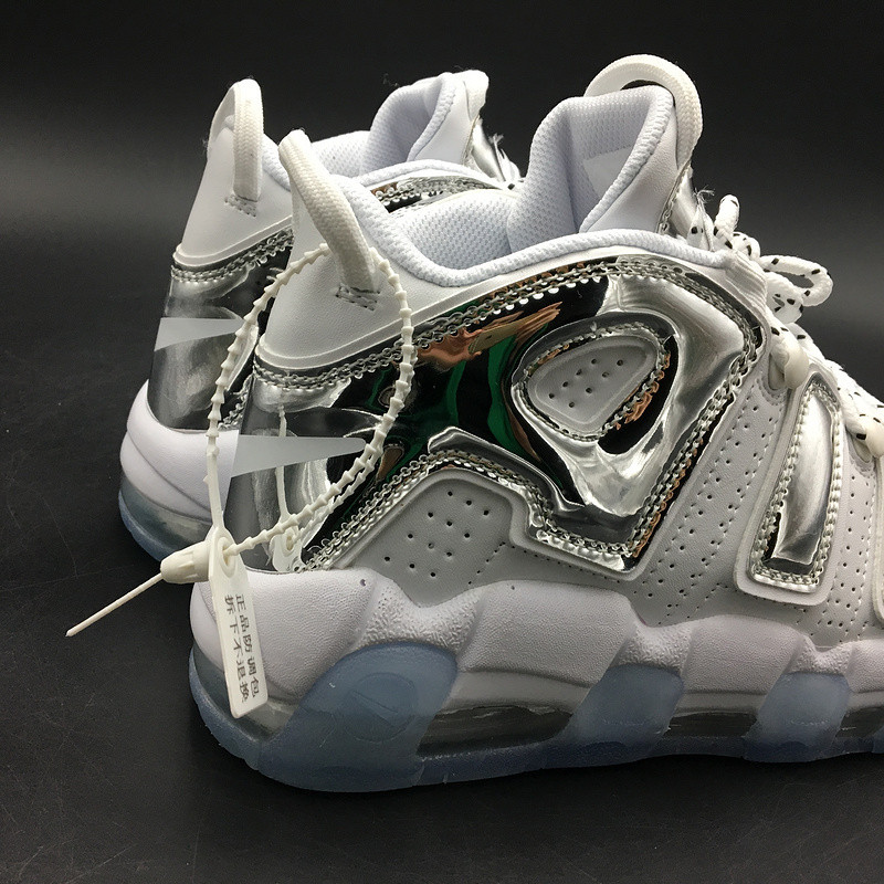 nike air more uptempo Ch*0me white 917593-100