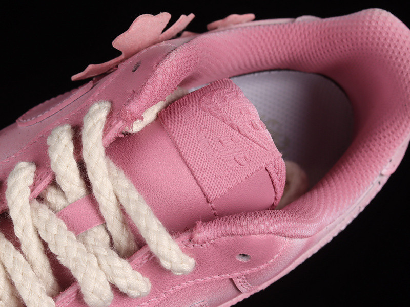 nike ch*0meHe**ts x air force 1 low 07 pink/pink/white dd8959-100