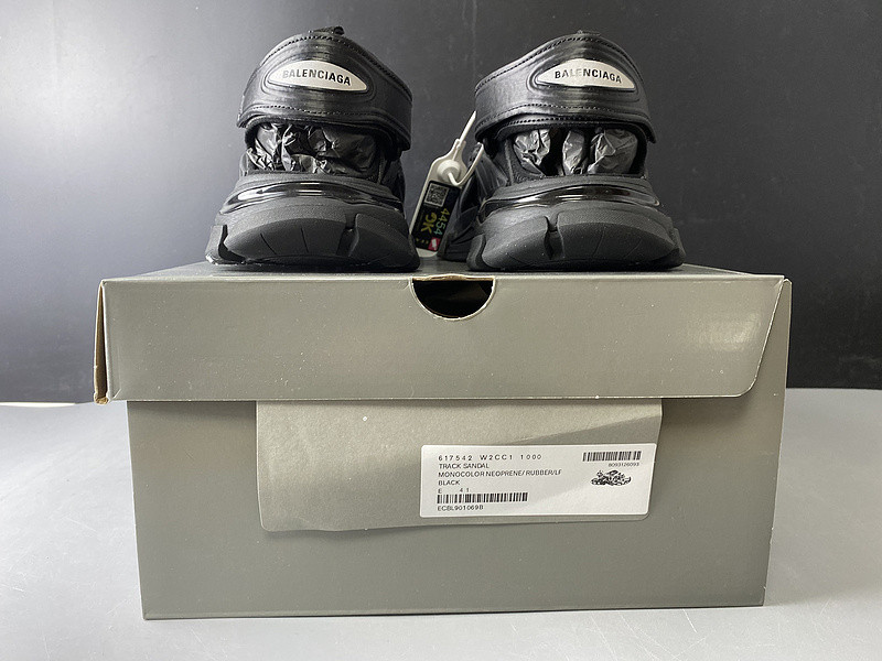 Ba*len*cia*ga track sandal monocolor neoprene/rubber black 617542 w2cc1 1000