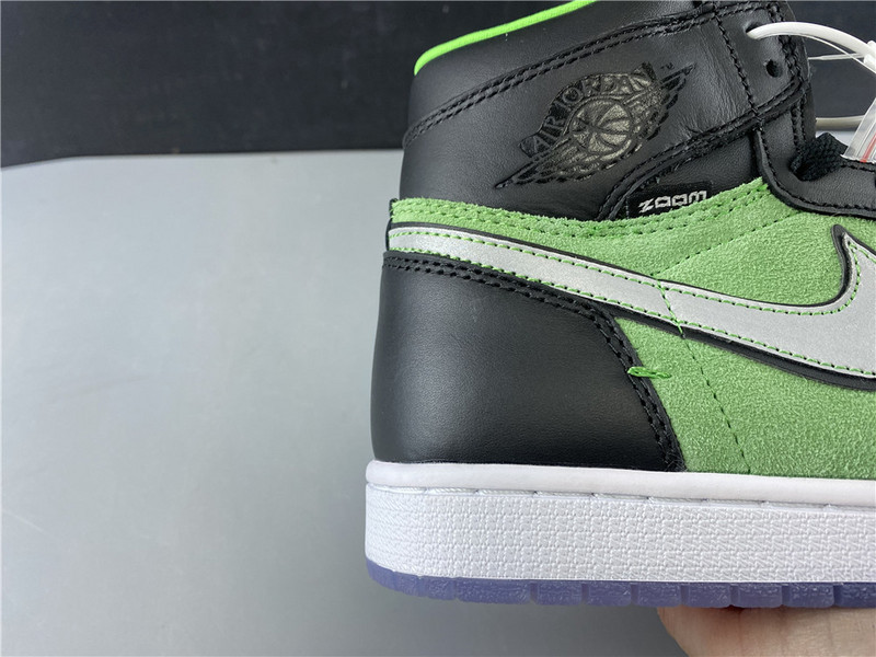 Air Jordan 1 Retro High Zoom Black Green CK6637-002