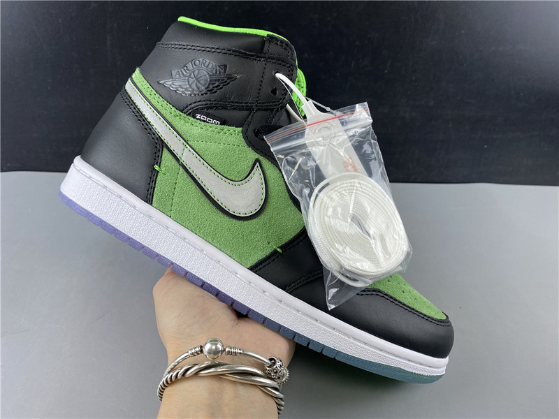 Air Jordan 1 Retro High Zoom Black Green CK6637-002