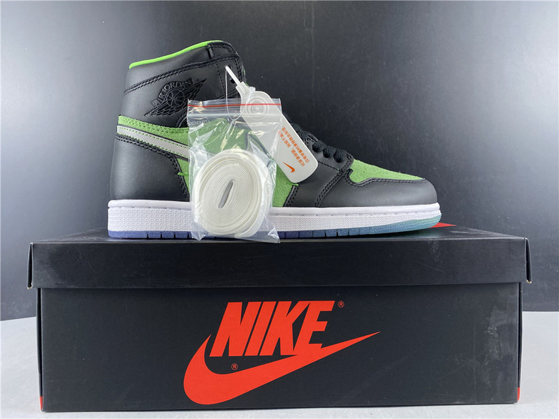Air Jordan 1 Retro High Zoom Black Green CK6637-002