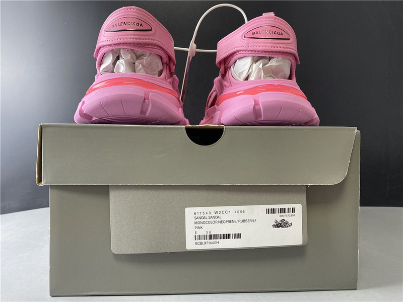 Ba*len*cia*ga track sandal monocolor neoprene/rubber pink 617543 w2cc1 4006