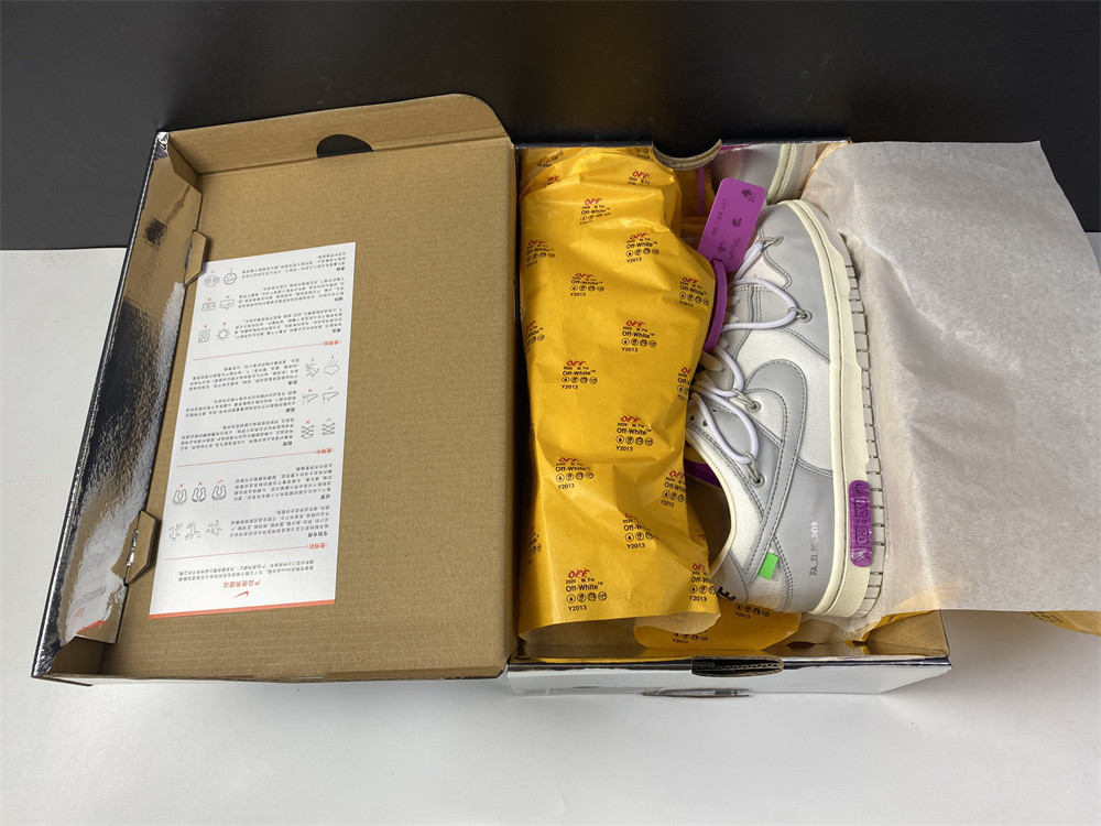 OW X DUNK LOW “03 OF 50” DM1602-118